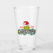 Klassiek de Grinch | Vroegere kerst Glas (Voorkant)
