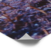 Klassiek dennupmeisje op een motorfiets poster (Hoek)