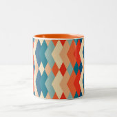 Klassiek design, retro geïnspireerd tweekleurige koffiemok (Center)