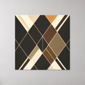 Klassiek Diamantpatroon Canvas Afdruk (Voorkant)