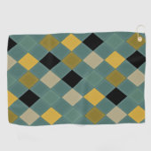 Klassiek diamantpatroon golfhanddoek (Horizontaal)