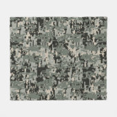 Klassiek digitaal camerapatroon fleece deken (Voorkant (Horizontaal))