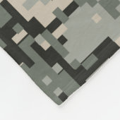 Klassiek digitaal camerapatroon fleece deken (Hoek)