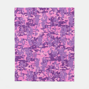 Klassiek digitaal camerapatroon fleece deken