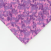 Klassiek digitaal camerapatroon fleece deken (Hoek)