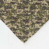 Klassiek digitaal camerapatroon fleece deken (Hoek)