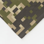 Klassiek digitaal camerapatroon fleece deken (Hoek)