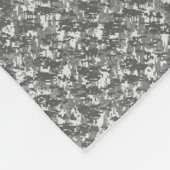 Klassiek digitaal camerapatroon fleece deken (Hoek)