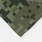 Klassiek digitaal camerapatroon fleece deken (Hoek)