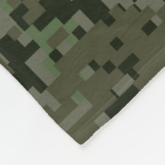 Klassiek digitaal camerapatroon fleece deken (Hoek)