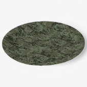 Klassiek digitaal camerapatroon papieren bordje (Gekanteld)