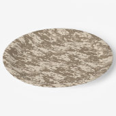 Klassiek digitaal camerapatroon papieren bordje (Gekanteld)