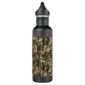 Klassiek digitaal camerapatroon waterfles  (Rechts)