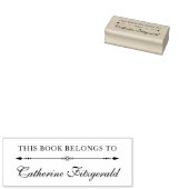 Klassiek Dit boek is van Aangepaste scriptnaam Rubberstempel (Gestempeld)