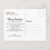 Klassiek 'Dit is het seizoen Foto Rode Kerstmis Briefkaart (Achterkant)