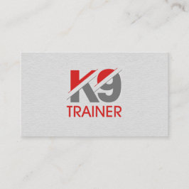 Klassiek - Dog trainer - K9 trainer Visitekaartje