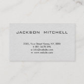 Klassiek - Dog trainer - K9 trainer Visitekaartje (Achterkant)