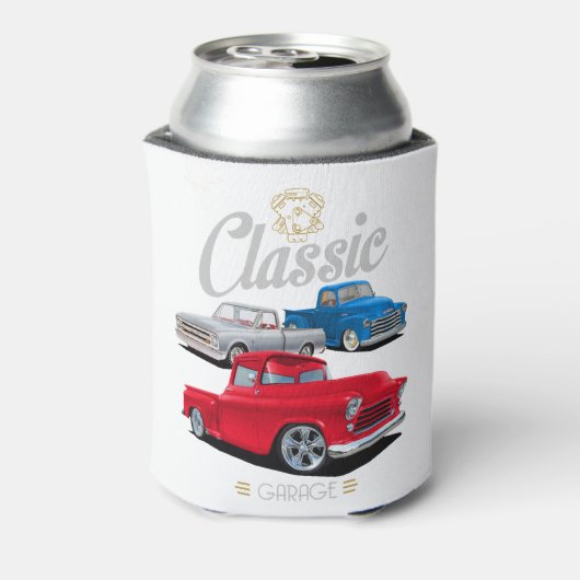 Klassiek drie blikjeskoeler (Blikje Achterkant)