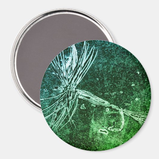 Klassiek droge-vliegpatroon voor forel- en baardvi magneet (Voorkant / Achterkant)