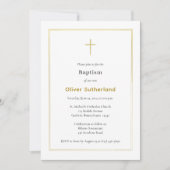 Klassiek Dubbel Goud Lijst Eenvoudige Orthodoxe Do Kaart (Voorkant)