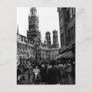 Klassiek Duitsland München Frauenkirche Frauenplat Briefkaart