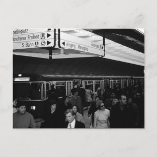 Klassiek Duitsland München Station Marienplatz Briefkaart