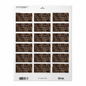 Klassiek Echt Leren Ontwerper Etiket (Full Sheet)