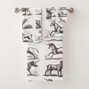 Klassiek Eenhoorn Antiek Mythisch Magisch Wezen Bad Handdoek