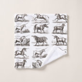 Klassiek Eenhoorn Antiek Mythisch Magisch Wezen Bad Handdoek (Wasdoekje)