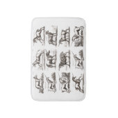 Klassiek Eenhoorn Antiek Mythisch Magisch Wezen Badmat (Voorkant Verticaal)