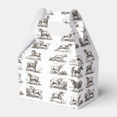 Klassiek Eenhoorn Antiek Mythisch Magisch Wezen Bedankdoosjes (Achterkant)