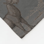 Klassiek Eenhoorn Antiek Mythisch Magisch Wezen Fleece Deken (Hoek)