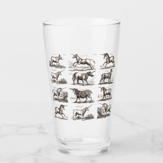 Klassiek Eenhoorn Antiek Mythisch Magisch Wezen Glas (Voorkant)
