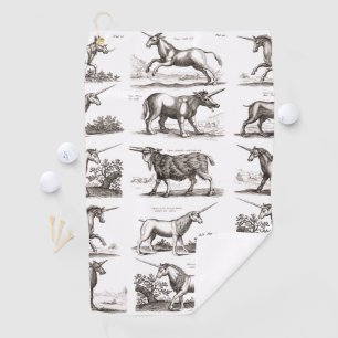 Klassiek Eenhoorn Antiek Mythisch Magisch Wezen Golfhanddoek