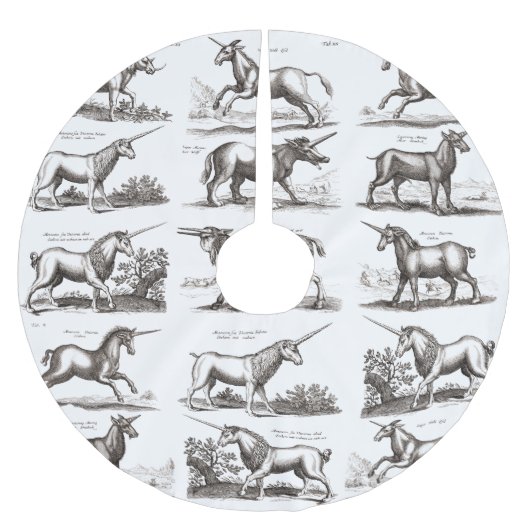 Klassiek Eenhoorn Antiek Mythisch Magisch Wezen Kerstboom Rok (Voorkant)