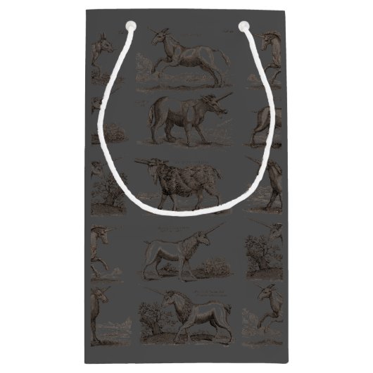 Klassiek Eenhoorn Antiek Mythisch Magisch Wezen Klein Cadeauzakje (Achterkant)