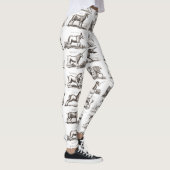 Klassiek Eenhoorn Antiek Mythisch Magisch Wezen Leggings (Rechts)