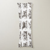 Klassiek Eenhoorn Antiek Mythisch Magisch Wezen Lichaamskussen (Voorkant Verticaal)