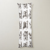 Klassiek Eenhoorn Antiek Mythisch Magisch Wezen Lichaamskussen (Achterkant (Verticaal))