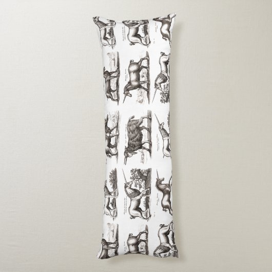 Klassiek Eenhoorn Antiek Mythisch Magisch Wezen Lichaamskussen (Achterkant (Verticaal))