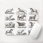 Klassiek Eenhoorn Antiek Mythisch Magisch Wezen Muismat (Met muis)