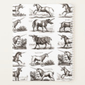 Klassiek Eenhoorn Antiek Mythisch Magisch Wezen Planner (Achterkant)