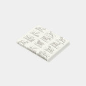 Klassiek Eenhoorn Antiek Mythisch Magisch Wezen Post-it® Notes (Schuin)