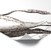 Klassiek Eenhoorn Antiek Mythisch Magisch Wezen Poster (Hoek)