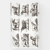 Klassiek Eenhoorn Antiek Mythisch Magisch Wezen Spandoek (Verticaal)