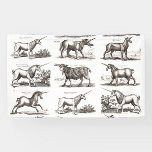 Klassiek Eenhoorn Antiek Mythisch Magisch Wezen Spandoek
