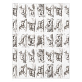 Klassiek Eenhoorn Antiek Mythisch Magisch Wezen Tafelkleed (Voorkant)