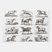 Klassiek Eenhoorn Antiek Mythisch Magisch Wezen Theedoek (Horizontaal)