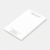 Klassiek Eenvoudig Aantrekkelijk Stijlvol Zakelijk Post-it® Notes (Schuin)