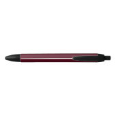 Klassiek eenvoudig bordeauxrood monogram briefpapi zwarte inkt pen (Achterkant)